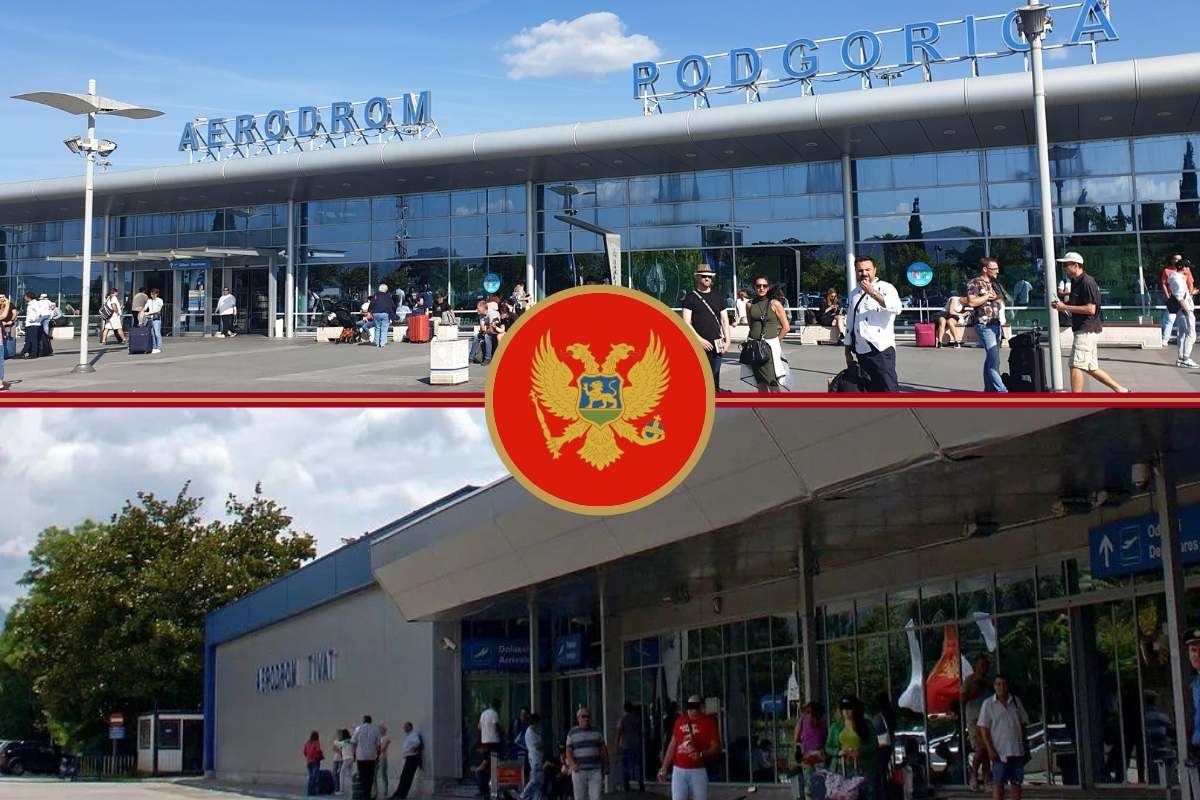 aeropuertos de montenegro