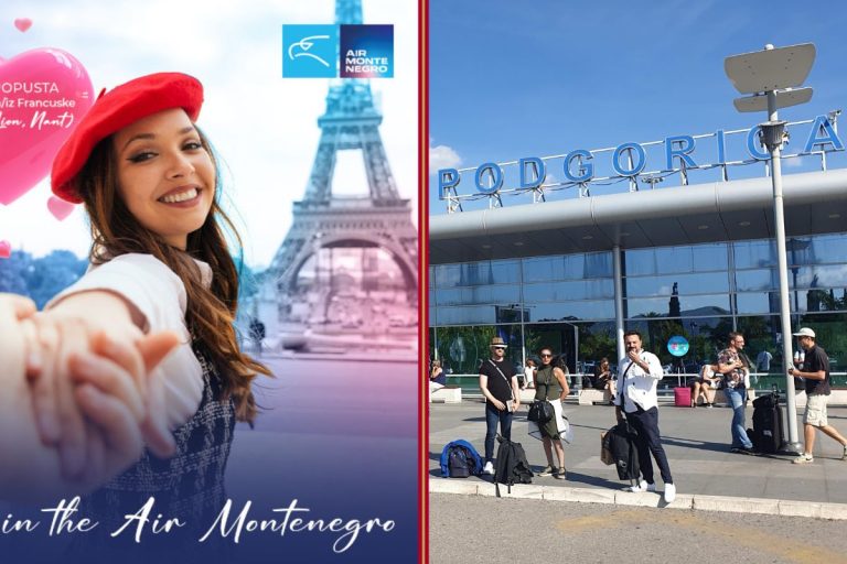 ¡Un gran regalo! Air Montenegro ofrece descuentos por San Valentín a 3 ciudades de Francia