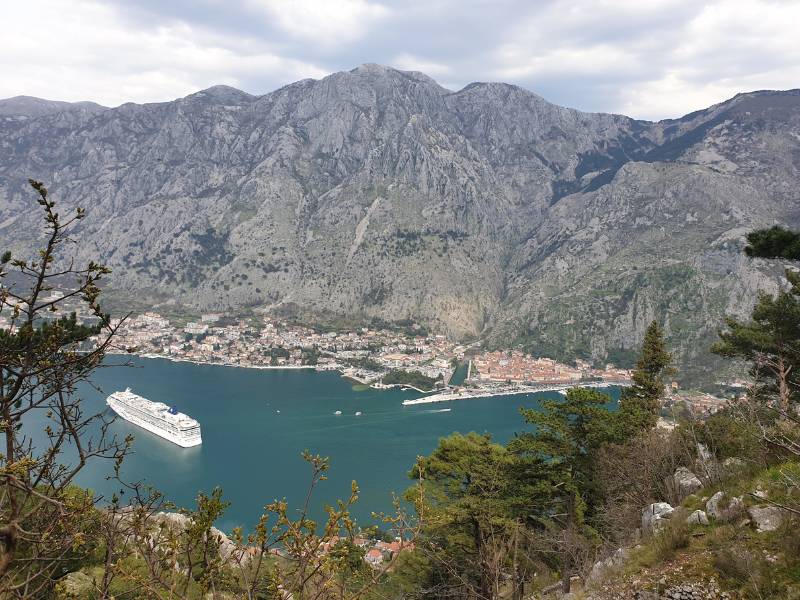 Fuerte de Vrmac: historia y batallas 4 vista de la Bahía de Kotor